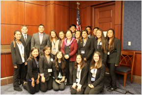 MKH with Kauai High School seniors